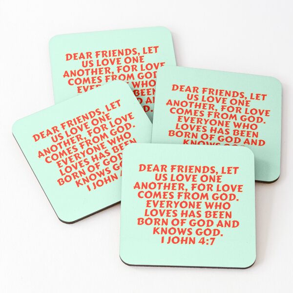 Item preview, Bible Verse 1 John 4:7 designed and sold by Prayingwarrior.