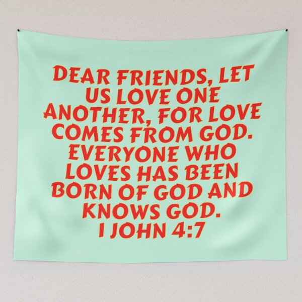 Item preview, Bible Verse 1 John 4:7 designed and sold by Prayingwarrior.