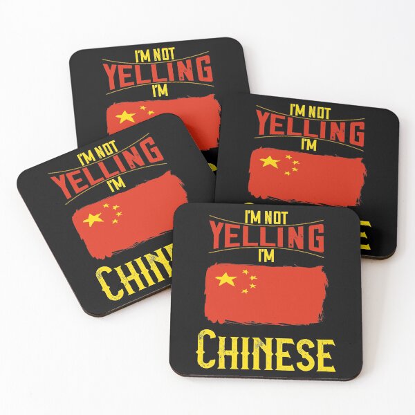Item preview, I'm Not Yelling I'm Chinese Pride Chinese Flag, Stop Asian Hate, Anti-racism  designed and sold by Mode Tees.