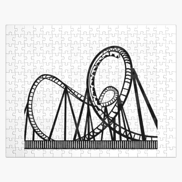 Rollercoaster Jigsaw Puzzles for Sale Redbubble