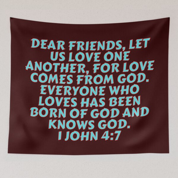 Item preview, Bible Verse 1 John 4:7 designed and sold by Prayingwarrior.