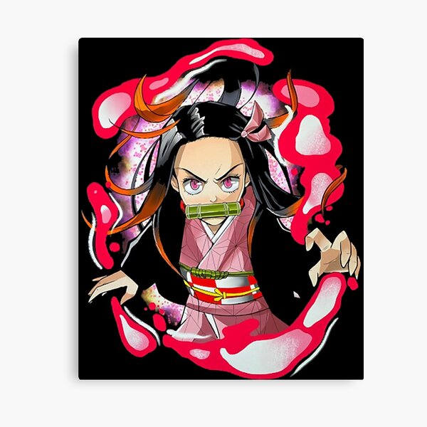 nezuko canvas painting