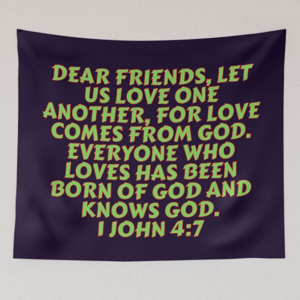 Item preview, Bible Verse 1 John 4:7 designed and sold by Prayingwarrior.