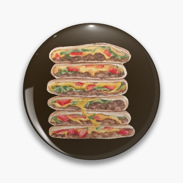 Item preview, Mexican Chilli Cheese Crunchwrap designed and sold by Alicia Chee.