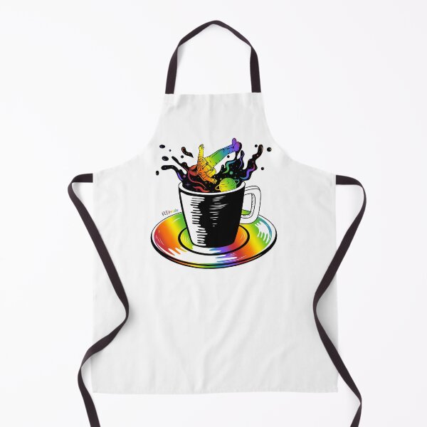 Item preview, Rainbow space astronaut in coffee designed and sold by RikkyTeesPride.