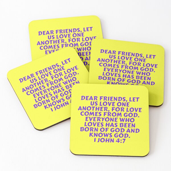 Item preview, Bible Verse 1 John 4:7 designed and sold by Prayingwarrior.
