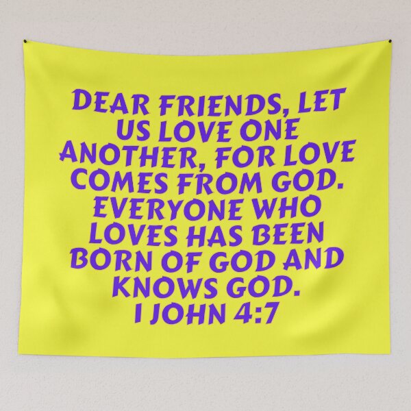 Item preview, Bible Verse 1 John 4:7 designed and sold by Prayingwarrior.