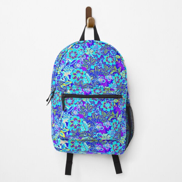Item preview, DIGITAL TRENDS BRIGHT BLUE FLORAL designed and sold by THE AMERICAN TEEVANGELIST.