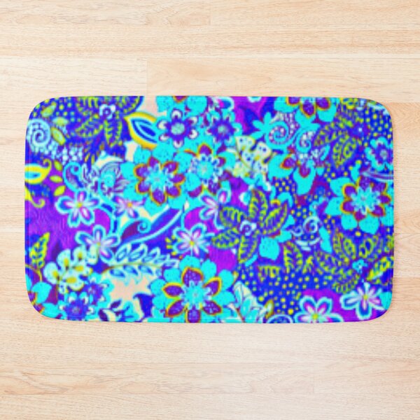 Item preview, DIGITAL TRENDS BRIGHT BLUE FLORAL designed and sold by THE AMERICAN TEEVANGELIST.