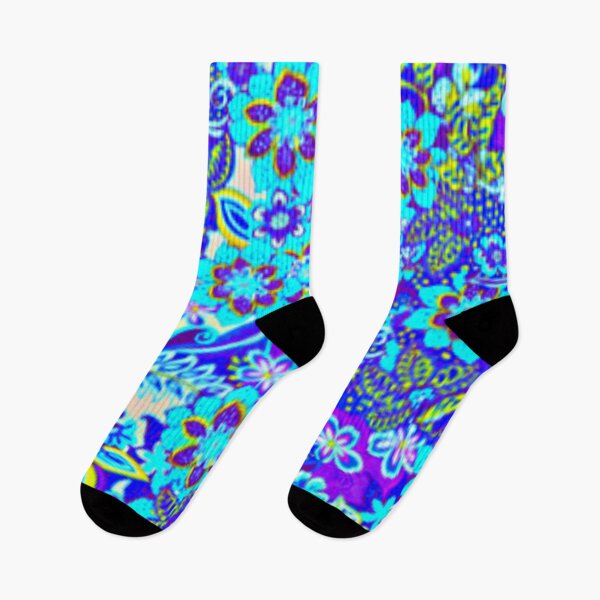 Item preview, DIGITAL TRENDS BRIGHT BLUE FLORAL designed and sold by THE AMERICAN TEEVANGELIST.