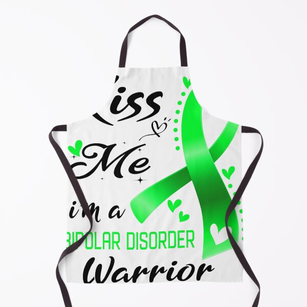 Item preview, Kiss Me I'm A Bipolar Disorder Warrior designed and sold by hvoid41.