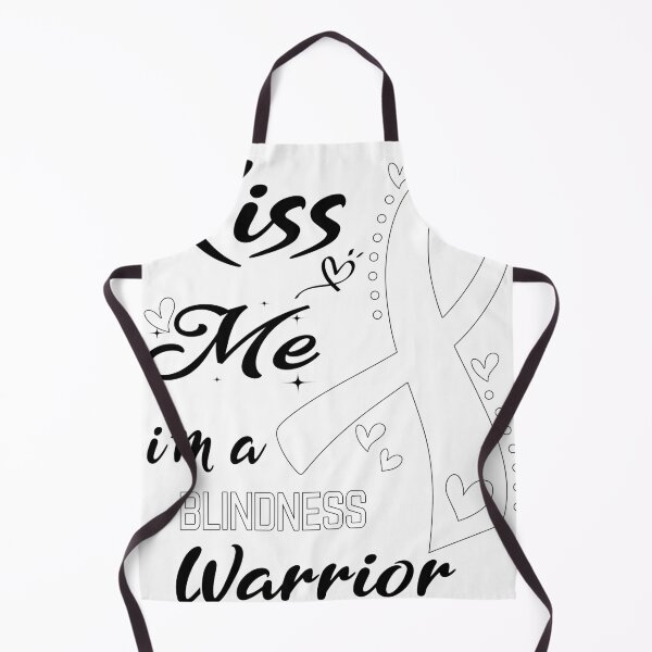 Item preview, Kiss Me I'm A Blindness Warrior designed and sold by hvoid41.