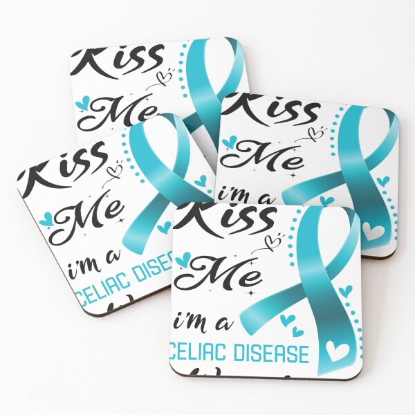Item preview, Kiss Me I'm A Celiac Disease Warrior designed and sold by hvoid41.