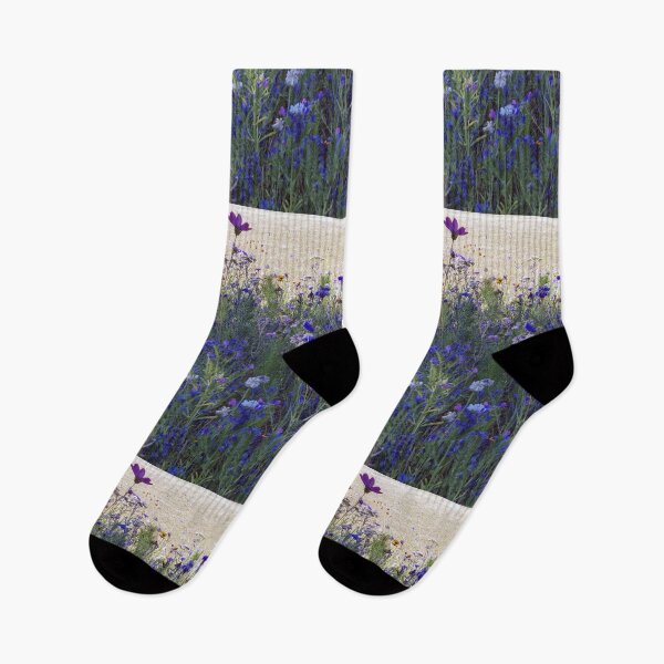Item preview, Flowers Go Wild in Wimbledon 11 - a field of wildflowers designed and sold by ellenhenry.