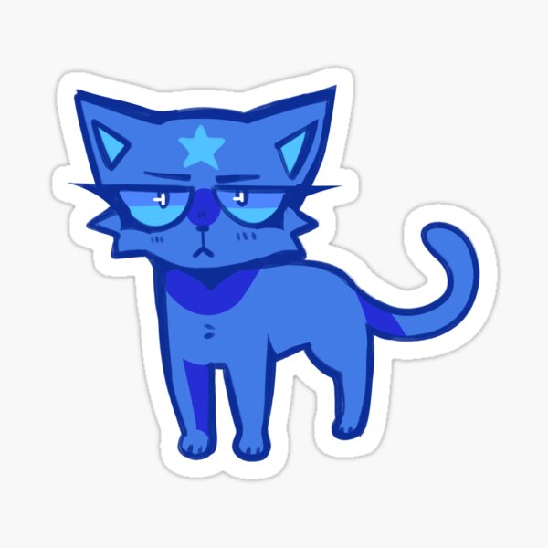 Bluestar - A Noble Leader Sticker for Sale by sodapoptops