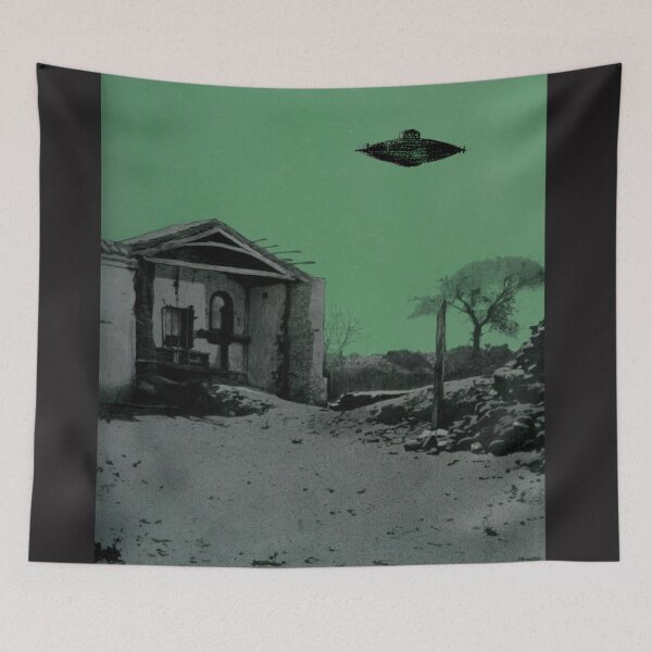 Item preview, UFO | Abandoned village | Vintage | Green designed and sold by spinolator.