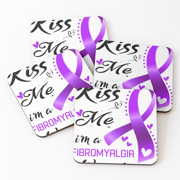 Item preview, Kiss Me I'm A Fibromyalgia Warrior designed and sold by hvoid41.