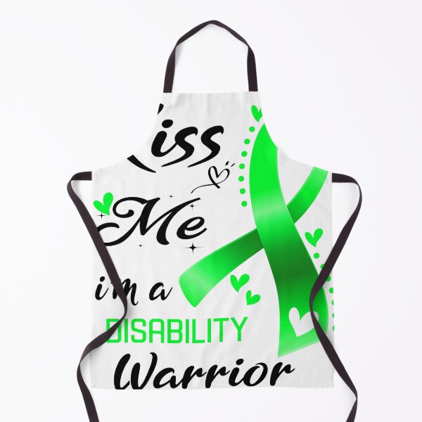 Item preview, Kiss Me I'm A Disability Warrior designed and sold by hvoid41.