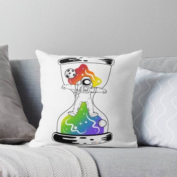 Item preview, Rainbow space, hourglass astronaut designed and sold by RikkyTeesPride.
