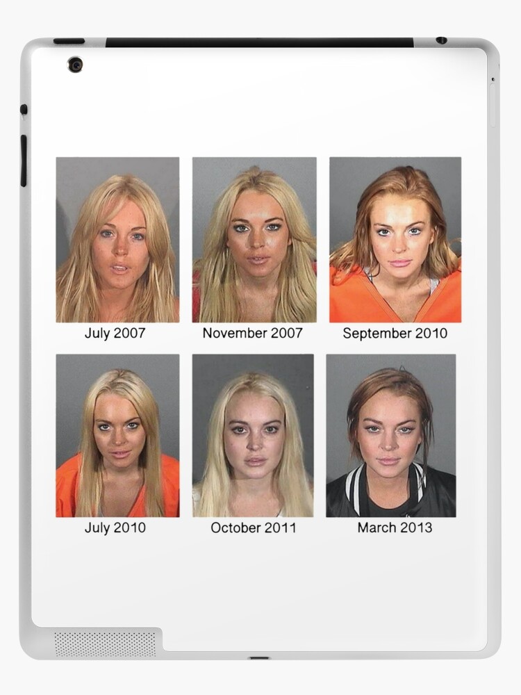 Lindsay Lohan Mugshots | iPad Case & Skin