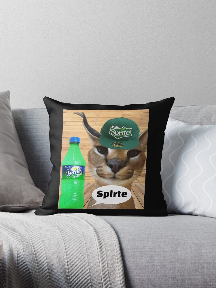 Zabloing Cat Meme - Zabloing Floppa Cat - Pillow