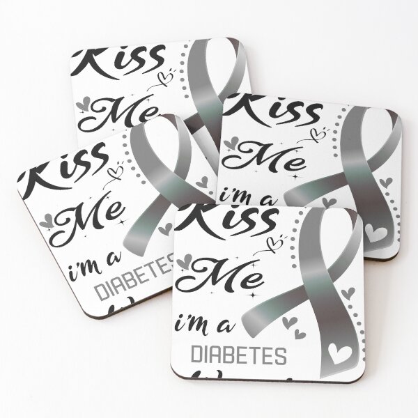 Item preview, Kiss Me I'm A Diabetes Warrior designed and sold by hvoid41.