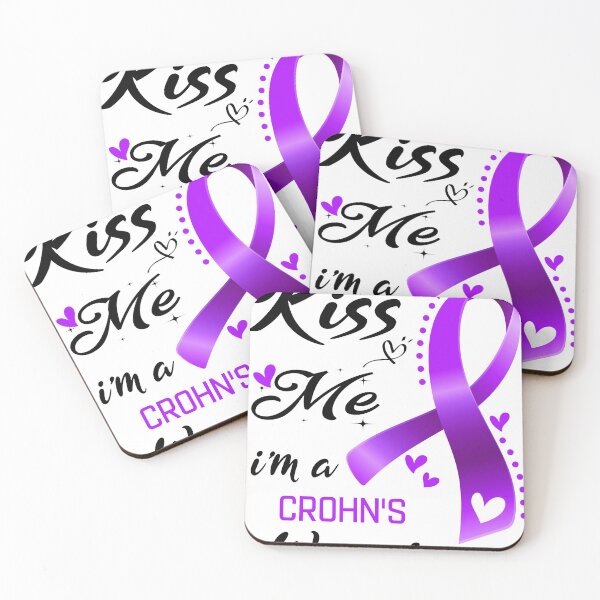 Item preview, Kiss Me I'm A Crohn's Warrior designed and sold by hvoid41.