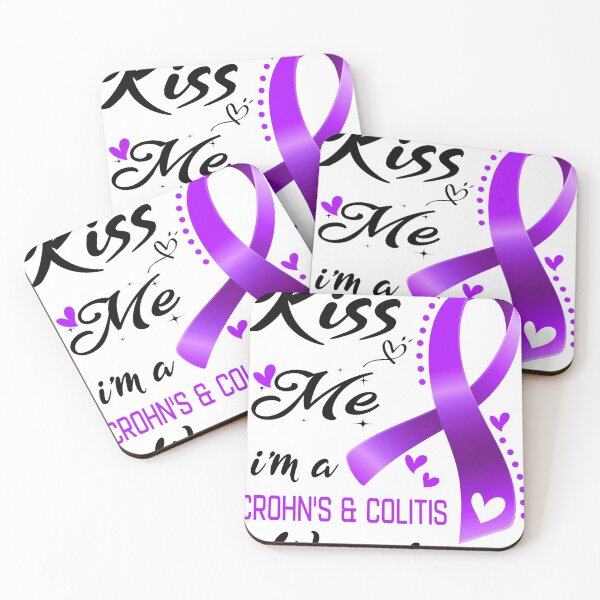 Item preview, Kiss Me I'm A Crohn's & Colitis Warrior designed and sold by hvoid41.
