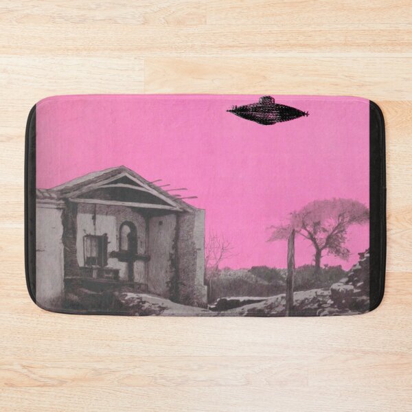 Item preview, UFO | Abandoned village | Vintage | Pink designed and sold by spinolator.