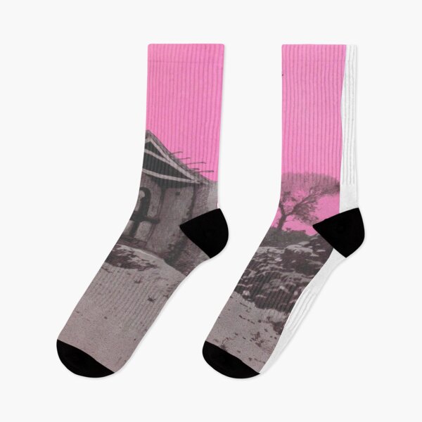 Item preview, UFO | Abandoned village | Vintage | Pink designed and sold by spinolator.