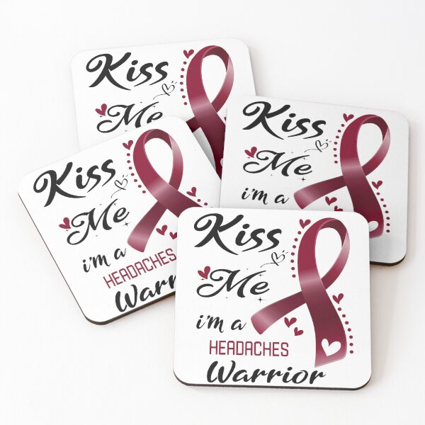 Item preview, Kiss Me I'm A Headaches Warrior designed and sold by hvoid41.