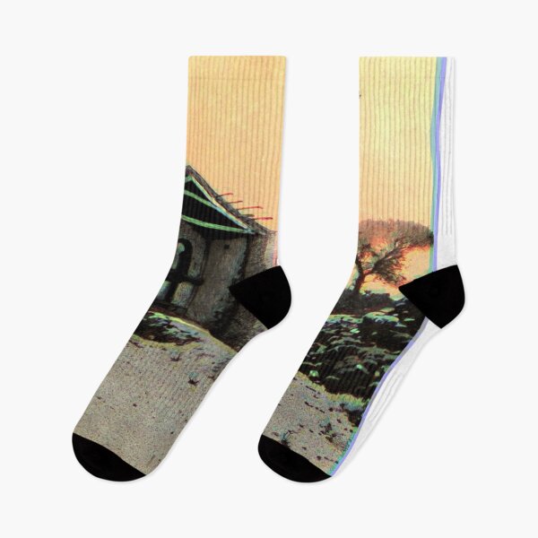 Item preview, UFO | Abandoned village | Vintage | Glitch designed and sold by spinolator.
