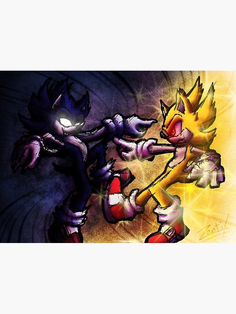 Sonic.ExE, Super Sonic, Fleetway Super Sonic and Dark Sonic. in 2023