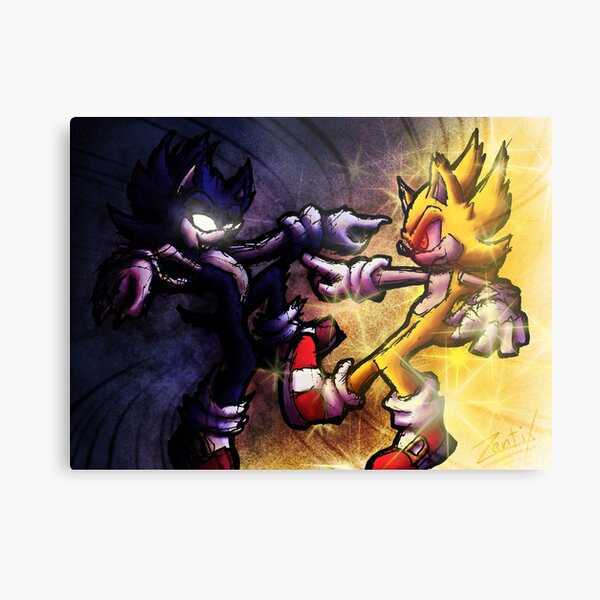 Dark Sonic  Sonic the hedgehog, Sonic, Sonic art