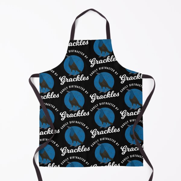 Item preview, Birding Birdwatching Easily Distracted By Grackles print designed and sold by jakehughes2015.
