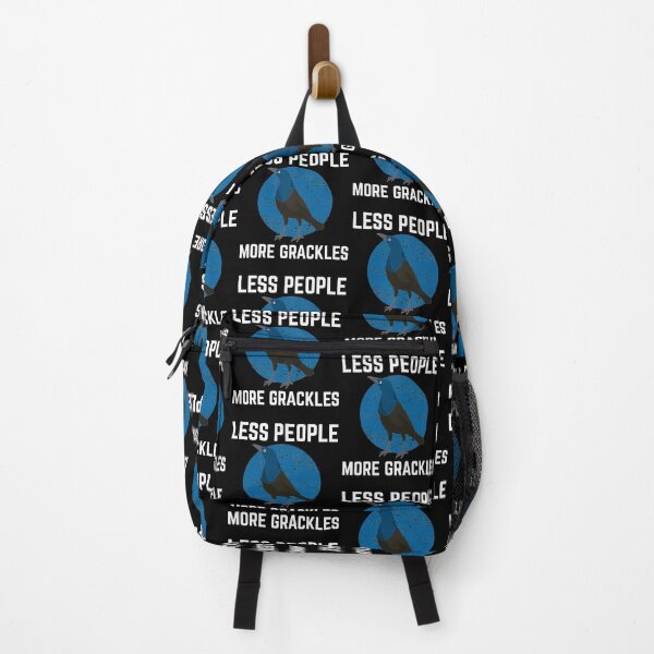 Item preview, Less People Birder Birdwatching Grackle design designed and sold by jakehughes2015.