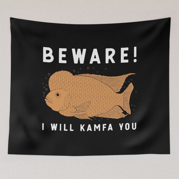 Item preview, Funny Cichlid Fish Lover Flowerhorn Pun graphic designed and sold by jakehughes2015.