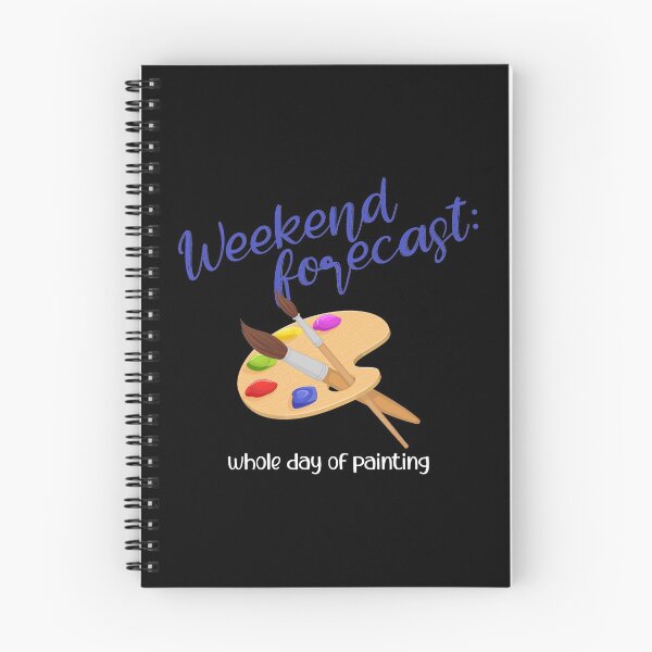 Item preview, Weekend Forecast Paint Palette Artist Brush graphic designed and sold by jakehughes2015.