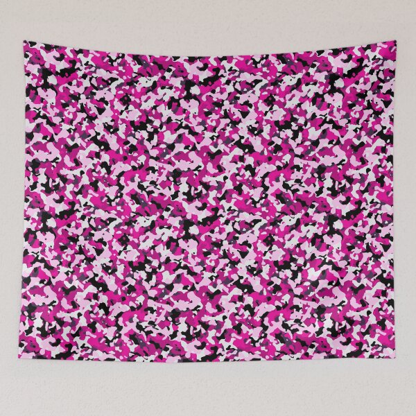Item preview, colorful camouflage seamless pattern Pink with black and white designed and sold by seelya83.