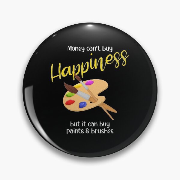 Item preview, Money Can't Buy Happiness Paint Palette Artist Brush graphic designed and sold by jakehughes2015.