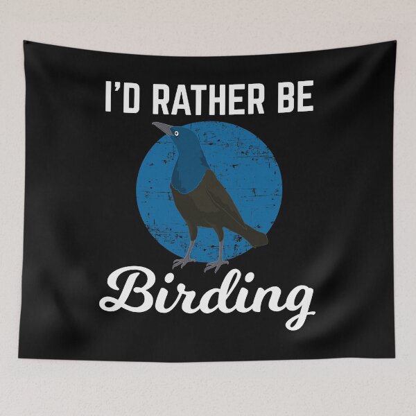 Item preview, Birding Birdwatching Grackle Bird product designed and sold by jakehughes2015.
