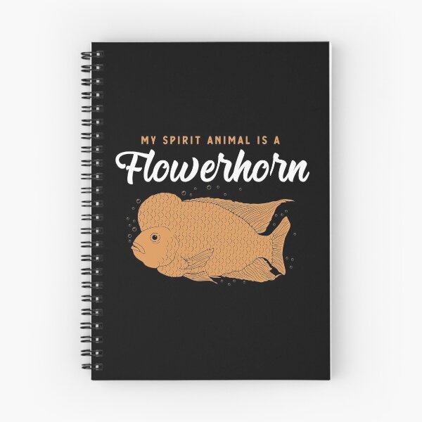 Item preview, Funny Cichlid Fish Lover Spirit Animal Flowerhorn print designed and sold by jakehughes2015.