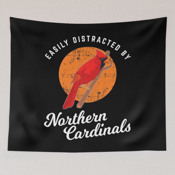 Item preview, Birding Birdwatching Easily Distracted By Northern Cardinals product designed and sold by jakehughes2015.