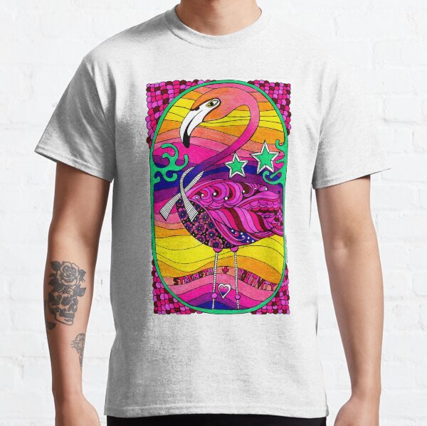 Strength & Positivity Flamingo Classic T-Shirt