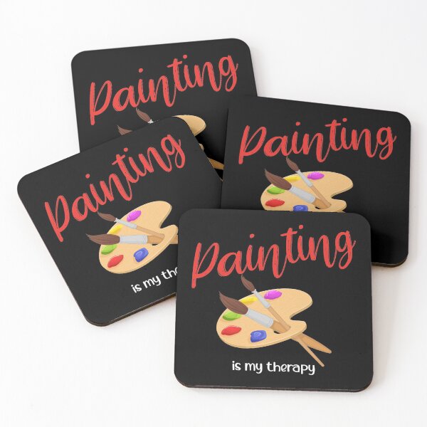 Item preview, Paint Palette Artist Brush Painting Therapy print designed and sold by jakehughes2015.