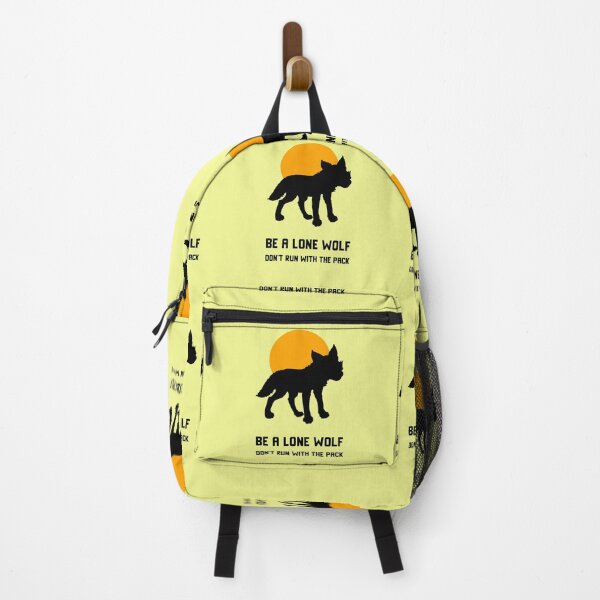 Artikelvorschau, Sei ein einsamer Wolf Lauf nicht mit dem Rudel entworfen und verkauft von MottoDigging.