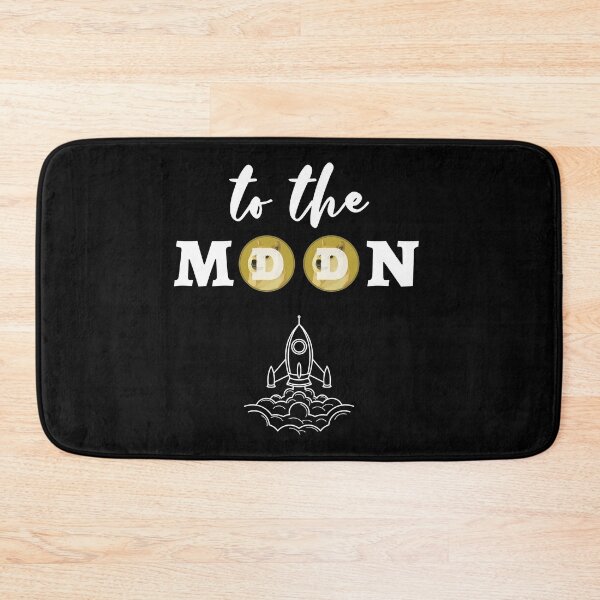 Item preview, Dogecoin Meme Stock Saying / To The Moon Quote Shiba Inu design designed and sold by CreatedByHeidi.