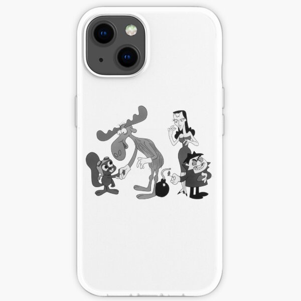 Rocky and Bullwinkle about to be Blown up iPhone Soft Case