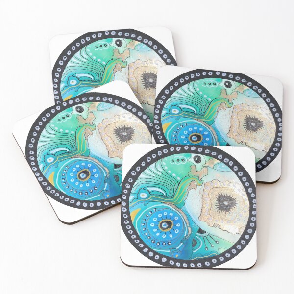 Item preview, blue bullseye designed and sold by RoundRootStudio.