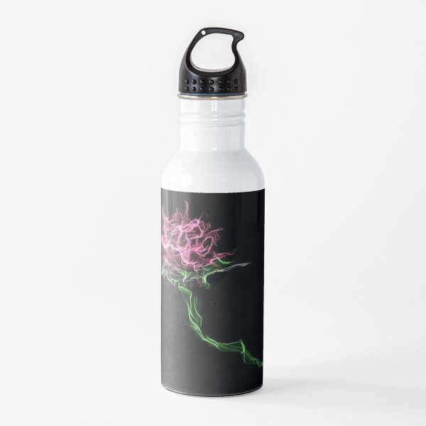 the spark of an electric rose Water Bottle